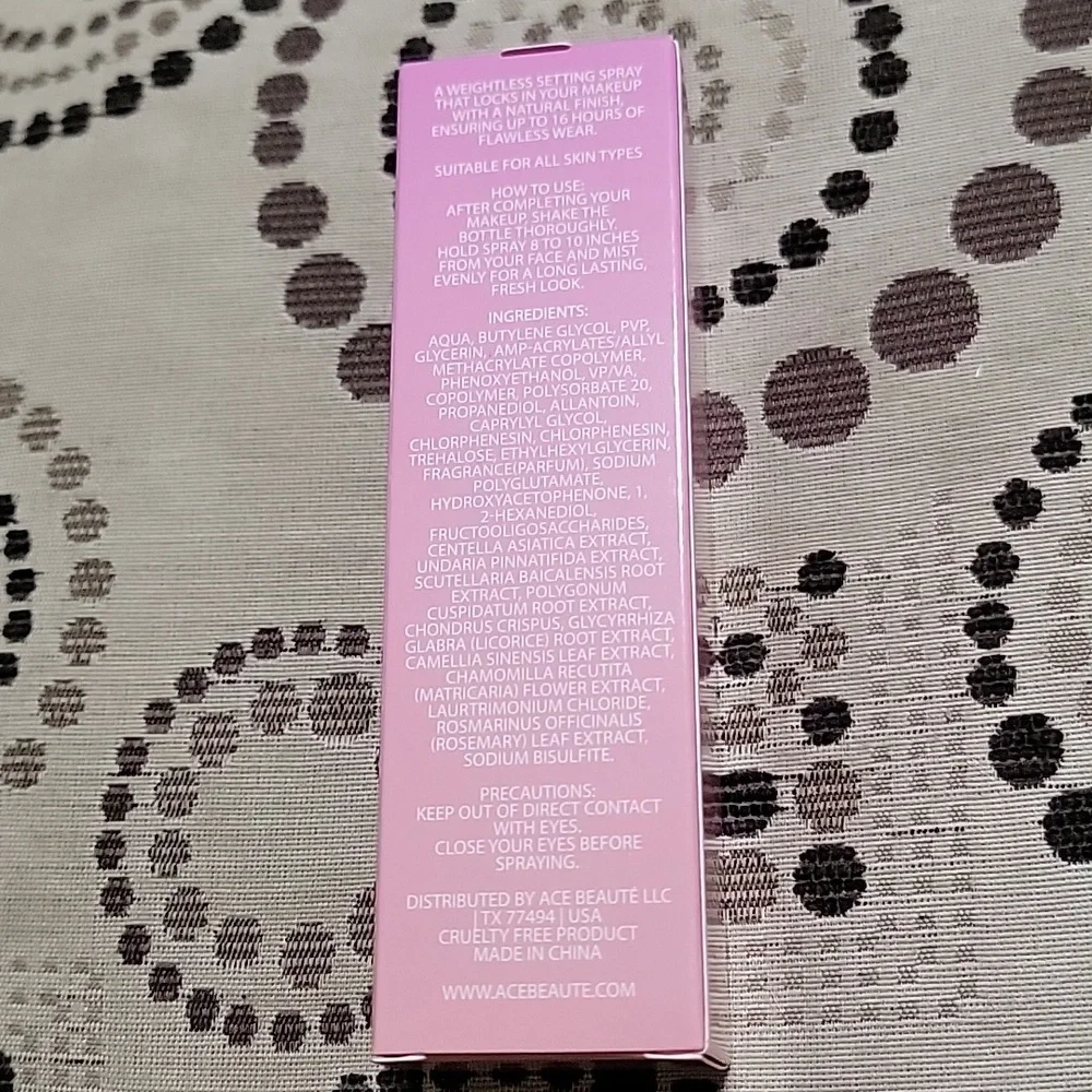 ACE BEAUTÉ Set Lock Setting Spray 100ml